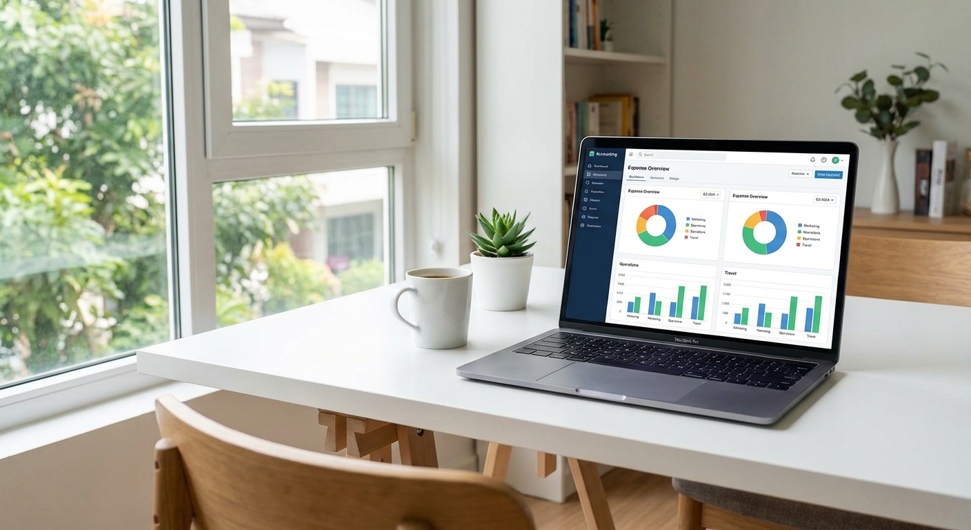 Logiciel comptable pour kinésithérapeute avec dashboard de suivi des dépenses